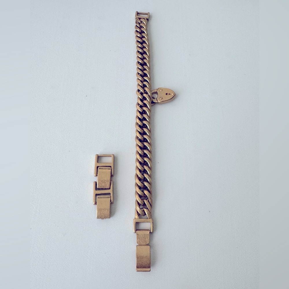 Stella & Dot Heart Lock Bracelet